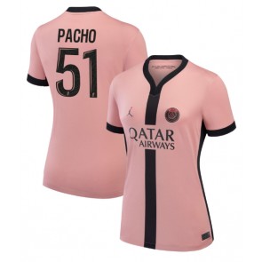 Paris Saint-Germain Willian Pacho #51 Dámské Alternativní Dres 2024-25 Krátký Rukáv